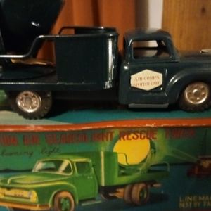 Old metal trucks